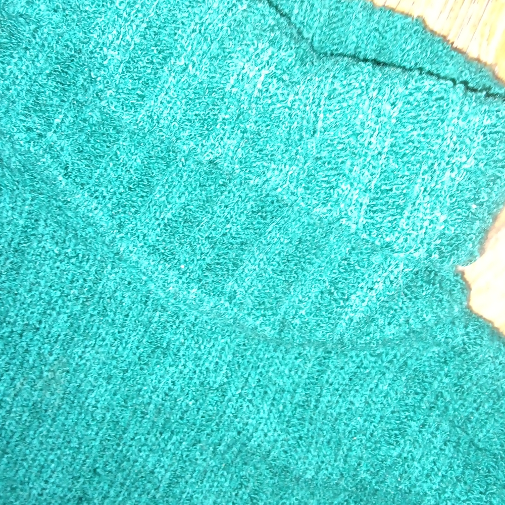 Basic Essentials Elegant Teal Turtleneck Sweater … - image 8